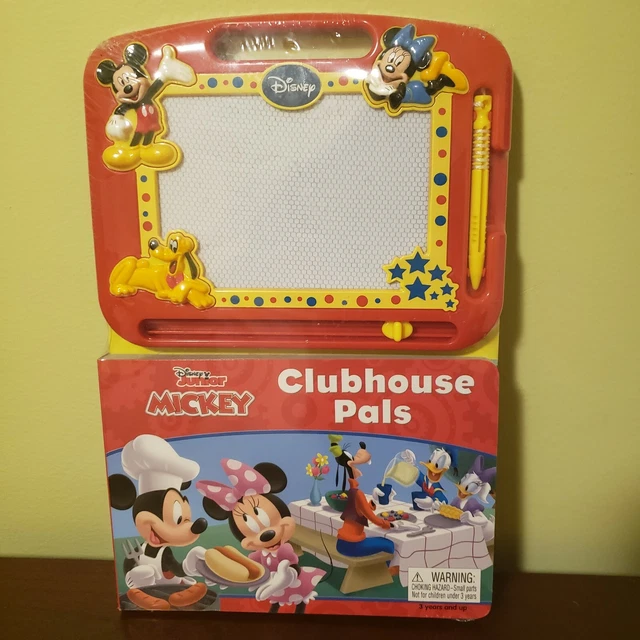 DISNEY MICKEY MOUSE Clubhouse Drawing Board & Book Set ••NEW