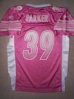 PINK Pittsburgh Steelers Willie Parker NFL Reebok Jersey Youth Girls (xl-16)