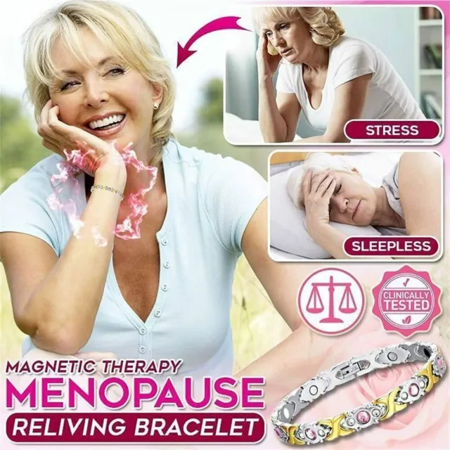 Adjustable Magnetic Bracelets Hot Flashes Energy Health Bracelets  Women