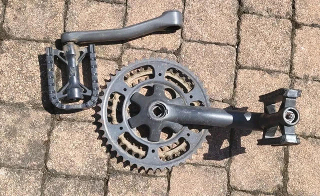 Manivelle Droite (pedivella) Gnutti Pour Vélo De Course - Années 50/60 - Occasion Fonctionnelle