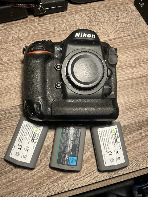 Nikon D4S 16.2 MP Digital SLR Camera - Including Extra Batteries