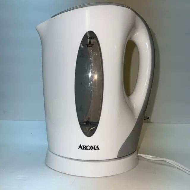 Aroma Hot 7 Cup Electric Water Maker Coffee Tea Quick Kettle Stainless  AWK-125S