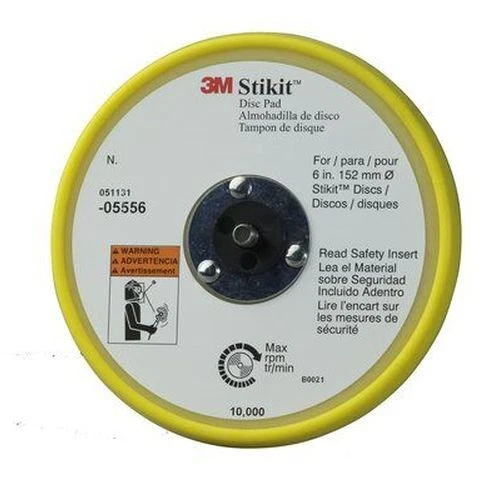 3M Stikit Low Profile Disc Pad, 05556, 6 in x 3/8 in x 5/16-24 External