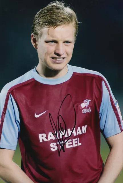 Josh Wright Hand Signed 12x8 Photo - Scunthorpe United Autograph 12.