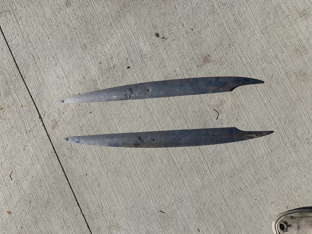 Fender Skirt Stainless Steel ? Trim Used pair For skirts? Hot Rod Custom 1950s Fender Skirt Stainless Steel ? Trim Used pair For skirts? Hot Rod Custom 1950s