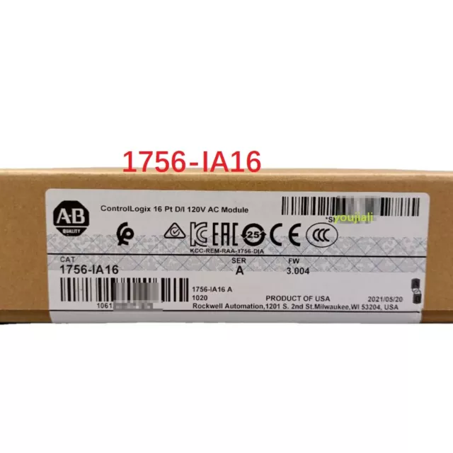 New Factory Sealed AB 1756-IA16 SER A 1756IA16 ControlLogix 16Pt AC Input Module