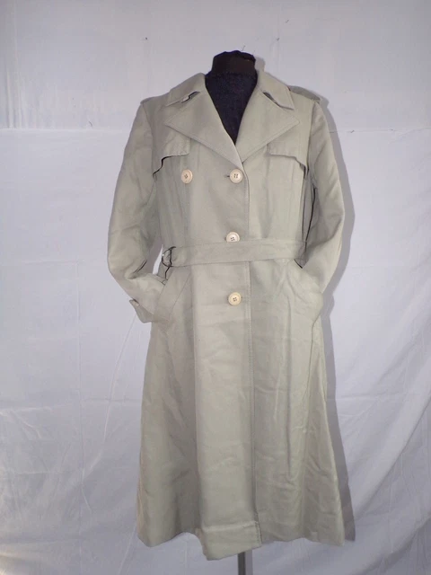 Manteau Trench Vintage Femme Claude Havrey Paris - Taille 38, Motif Vichy