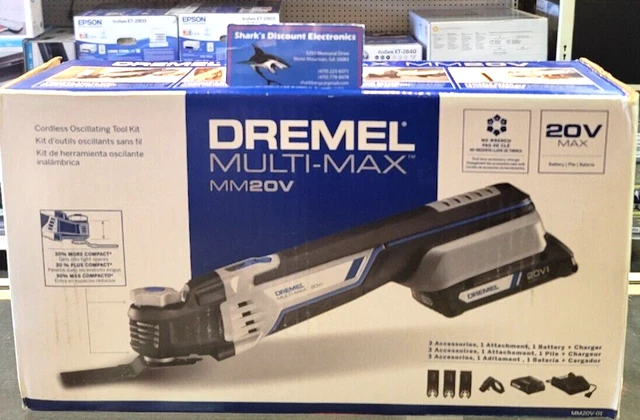 Dremel Multi-Max (MM20V-01) Cordless Oscillating Multi-Tool Kit With (1) Battery