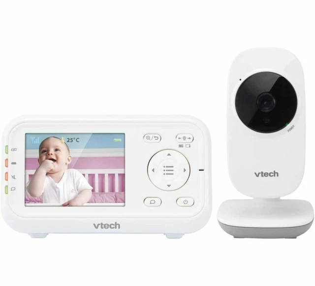 VTech Babymonitor VM3255, Babyphone (weiß/grau)