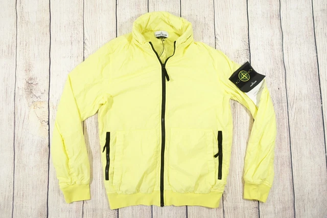 STONE ISLAND 721543230 Jaune Petit Coupe Vent Pluie Patch Veste
