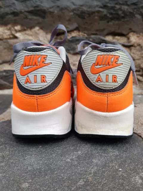 Nike Air Max 90 Essential Cool Grey Total Orange - 537384-038 - 40 EU 2