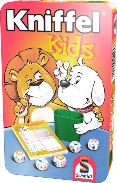 Schmidt Spiele Reisespiel Zuordnungsspiel Kniffel Kids 51245