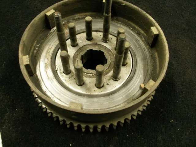 OEM  Harley 45 Flathead W/WL/WLD/G-Servicar  clutch basket and hub, road worthy!
