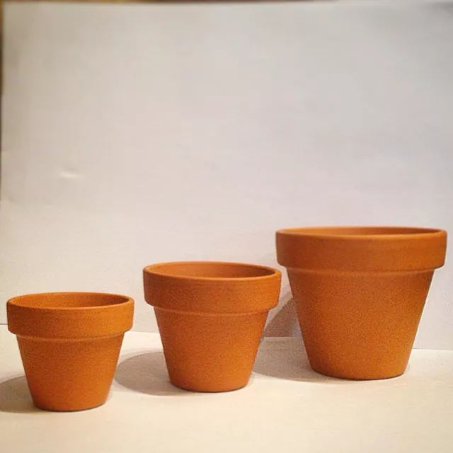 Vintage Style Terracotta Plant Pots 1~50 pcs, 5 different sizes, Bulk, Wholesale