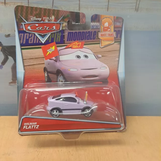 Disney Pixar Cars Race Fans Wilmar Flattz By Mattel