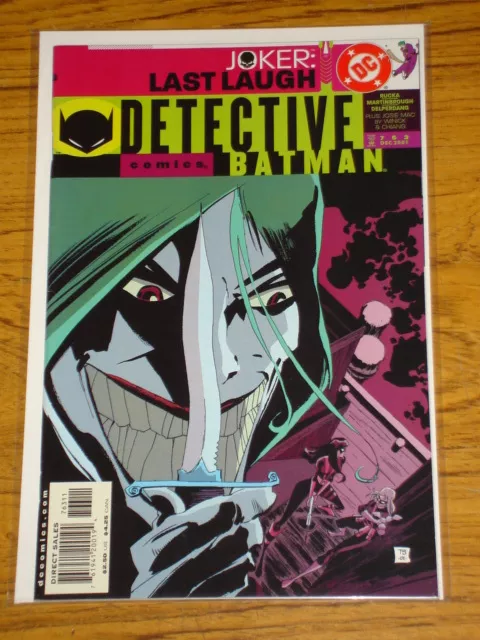 Detective Comics #763 Vol1 Dc Comics Batman  Joker December 2001