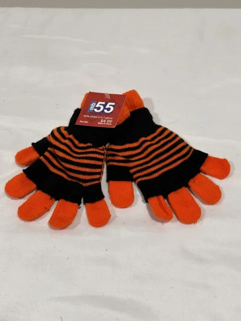 Kids Halloween 2 in 1 ThermalSport Gloves One Size