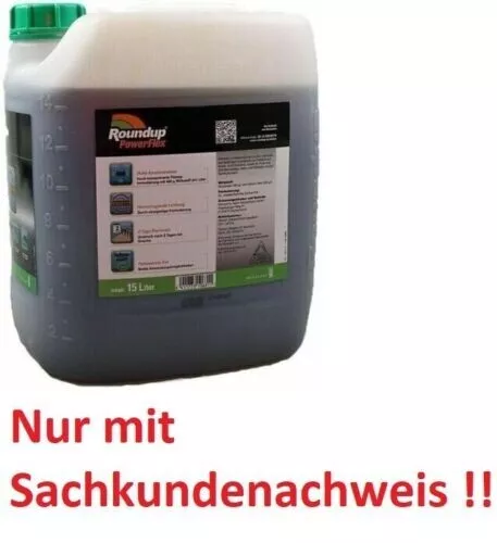 Round Up Powerflex Original Glyphosat "kein Import" 15 Ltr. 35,27 €/Liter