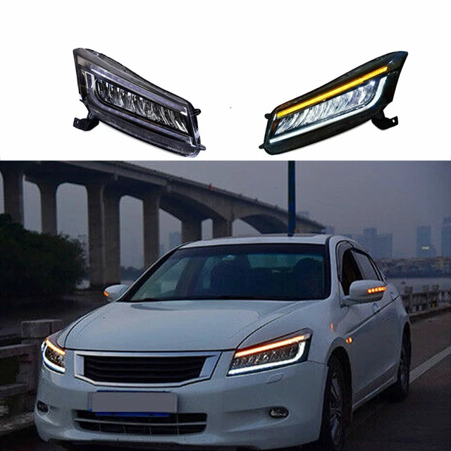 HEADLIGHT ASSEMBLY FOR Honda Accord 20082012 Full LED Beam Projector
