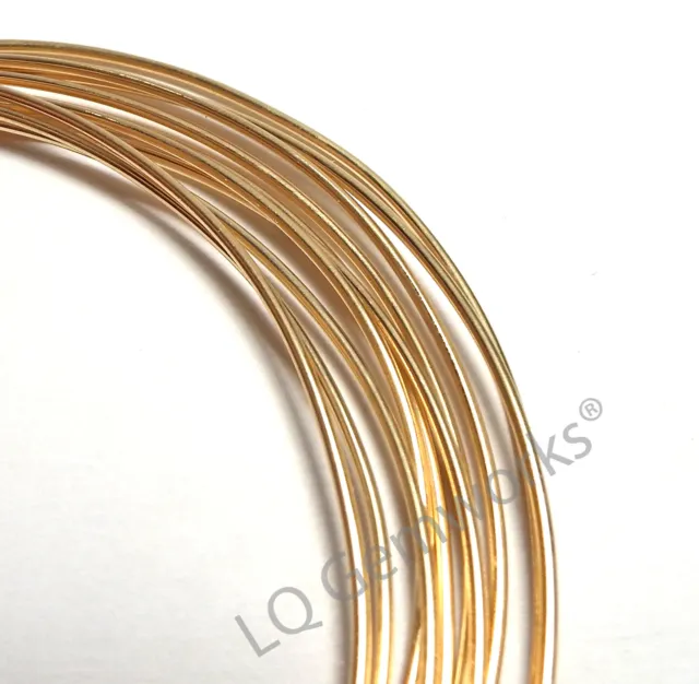 1 oz 14k GOLD FILLED Round Wire, HH or DS, Choose Gauge