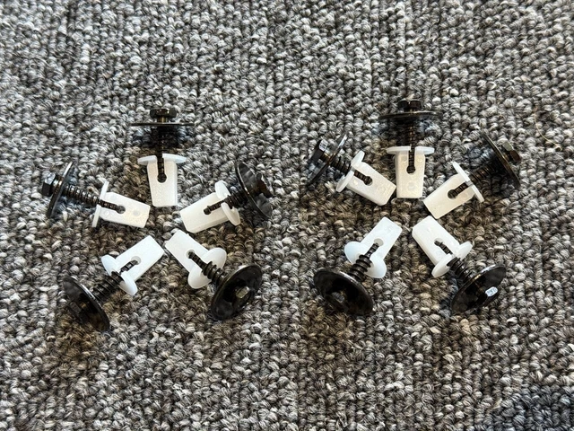 10x VW Lock nuts / Speed Nuts / Screw Grommets- 8x8mm Hole, Number plate & Lamps | eBay UK