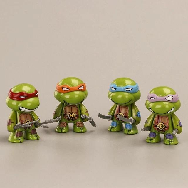 Teenage Mutant Ninja Turtles 4 Mini Action Figures Toy set 4PCS/Set Figurines