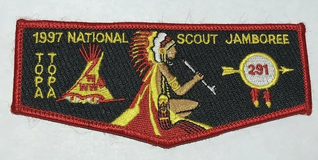 OA lodge 291 Topa Topa Flap Mint 1997 National Jamboree DC2