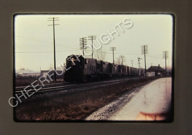 Original '71 Ektachrome Slide NW Norfolk Western 1908 U28B action    34R55