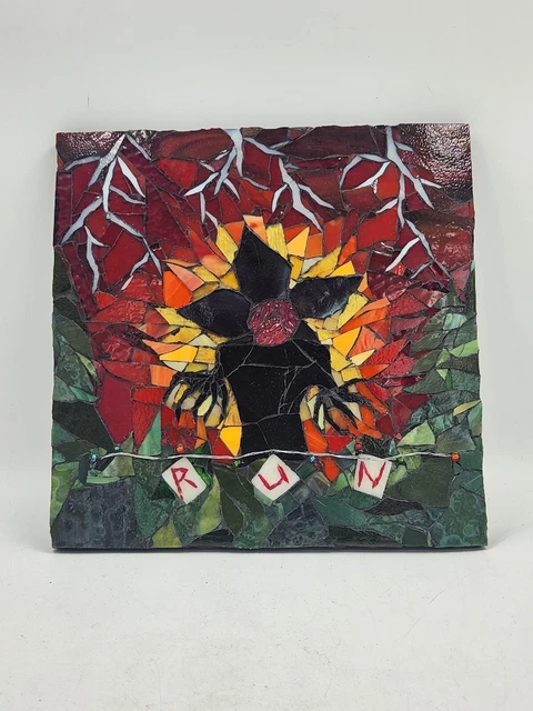 Stranger Things Demigorgon Hand Made Mosaic Art Wall Hanging