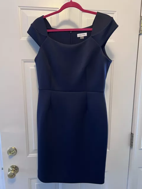 Calvin Klein navy blue dress size 12