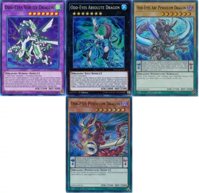 Yugioh Odd-Eyes Pendulum budget Deck -    Arc Pendulum Dragon - 55 Cards