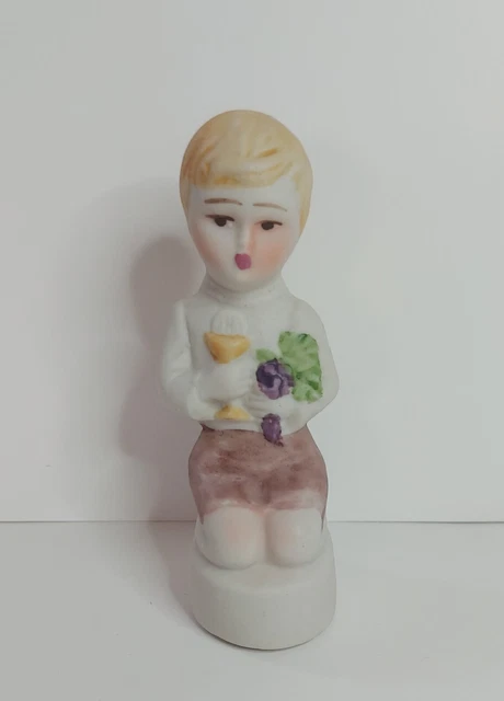 Mopec Tazza Prima Comunione In Porcellana – Motivo Ragazza Con Caramelle Di Frutta, Confezione Regalo, Lavabile In Microonde