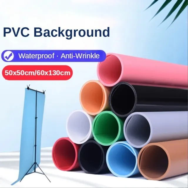 Pure Color Photography PVC Backdrop Sided Screen Photo Background Props