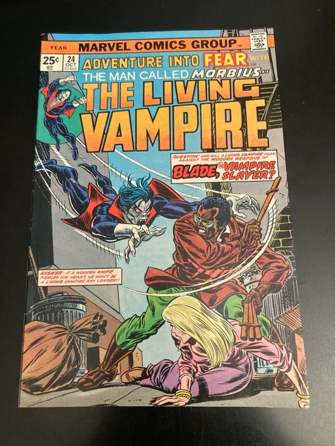 ADVENTURES INTO FEAR, MORBIUS/LIVING VAMPIRE #24 *Key Bk!* Nice!—Bright/Glossy!