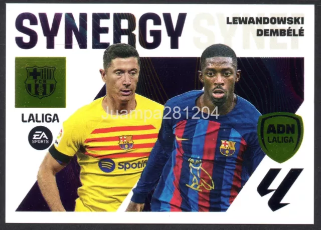 SYNERGY #19 LEWANDOWSKI / Dembele Cromo La Liga Este 2023-24 Panini 23/24  EUR 3,50 - PicClick ES