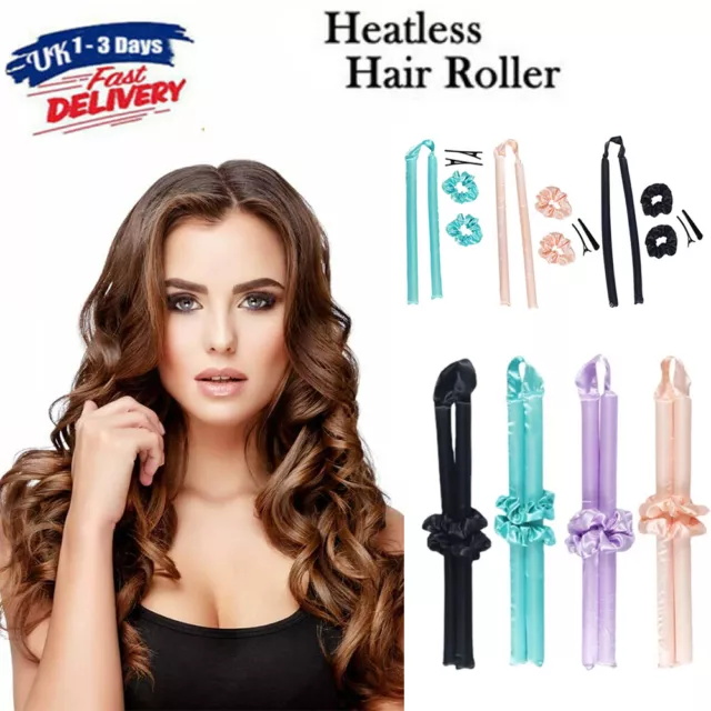 DIY Hair Curlers Heatless Curling Rod Soft Headband No Heat Wave Form Women Girl