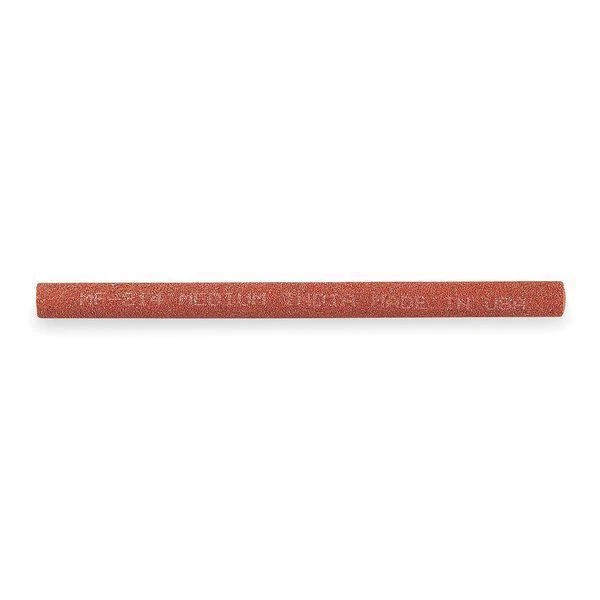 NORTON ABRASIVES Sharpening File, Rd, A/O, Orange/Brn, Fine 61463686500