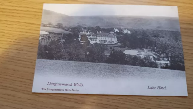 Llangammarch Wells, Lake Hotel Unposted  Postcard