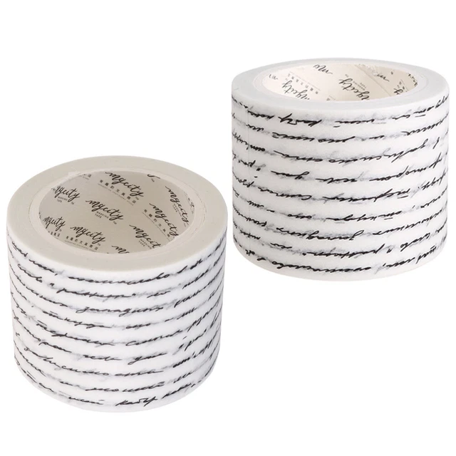 2 Rollen von Papierklebebänder dekorative Washi Tapes Pro Dekoration Notizbuch