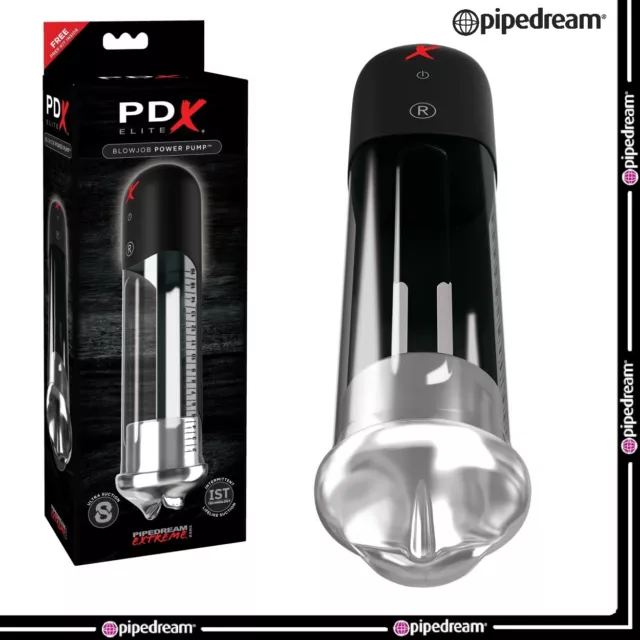 Sexy Uomo_Masturbator Svilippatore Blowjob Power Pump PDX Elite Aspirazione Oral