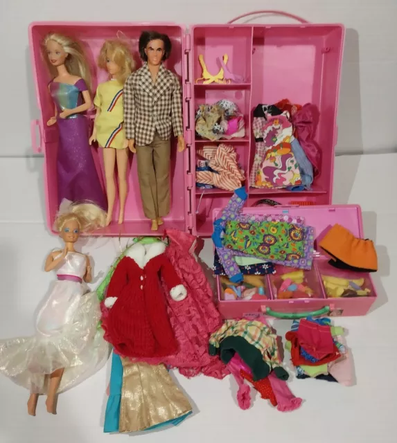 Vintage Barbie Doll Lot 1960/90s Barbies, Clothes And Accessories