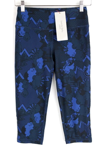 Sweaty Betty Contorno Allenamento Leggings X S Donna Pantaloni Capri Lunghezza