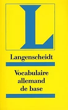 Langenscheidt Vocabulaire de base allemand, Dictionna... | Livre | état très bon