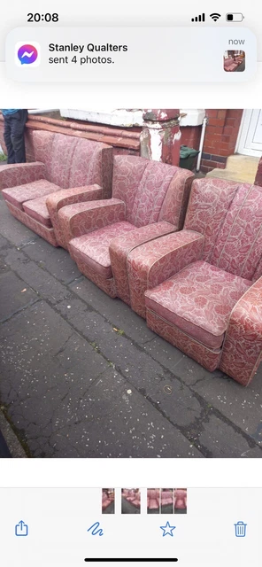 antique sofa settee And Chairs
