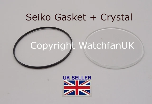 thumbnail image 2 of Mineral Watch Crystal + Gasket Fit Seiko 7A28-7030 7A28-703A 7A28-703B 7A28-7039 2 of 5