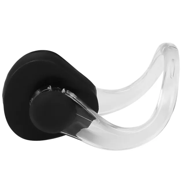 Waterproof Swimming Silicone Training Sport Protection Nose Clip Accessory(Black