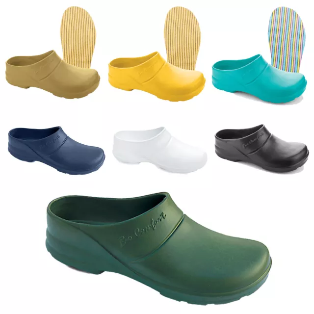 LEMIGO leichte EVA Clogs Gartenclogs Freizeitclogs Gartenschuhe BIO COMFORT