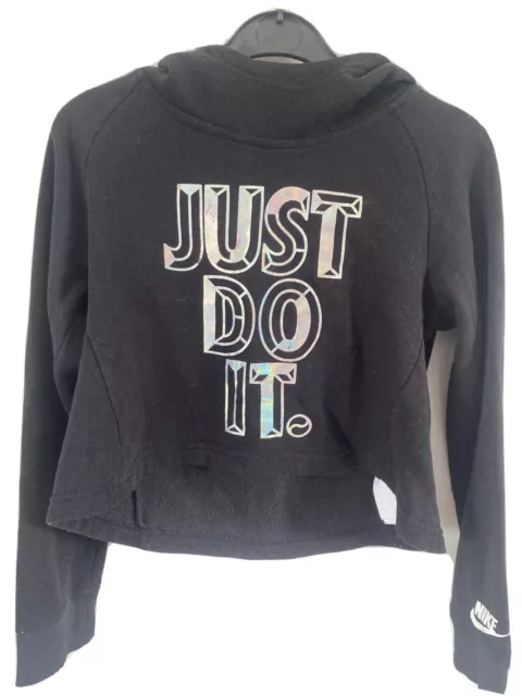 girls Nike cropped hoodie, 10-12 years