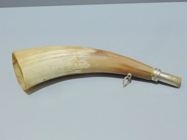 Corne De Chasse Ancienne En Cuivre – Trompe De Battue – Instrument D'appel Vintage