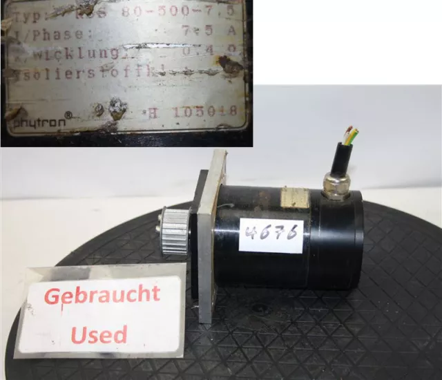 Multiphase Motor Präzisions-schrittmotor Phytron Rss 80-500-7.5